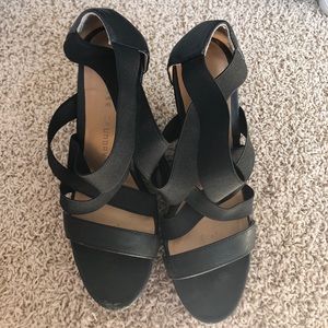 Chinese Laundry Black Wedges